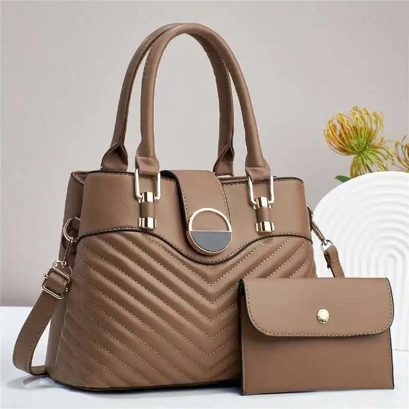 Atelier Compartment Tote Handbag