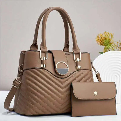 Atelier Compartment Tote Handbag