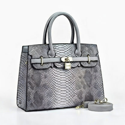 Velvet Crimson Satchel Handbag