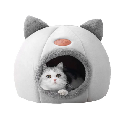 Deep Sleep Comfort In Winter Cat Tent Cozy Cave Nest