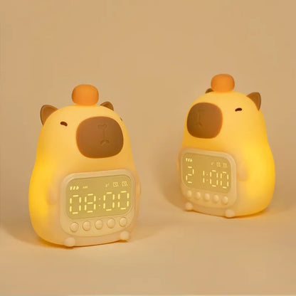 Capybara Night Light Children Alarm Clock Night Lamp