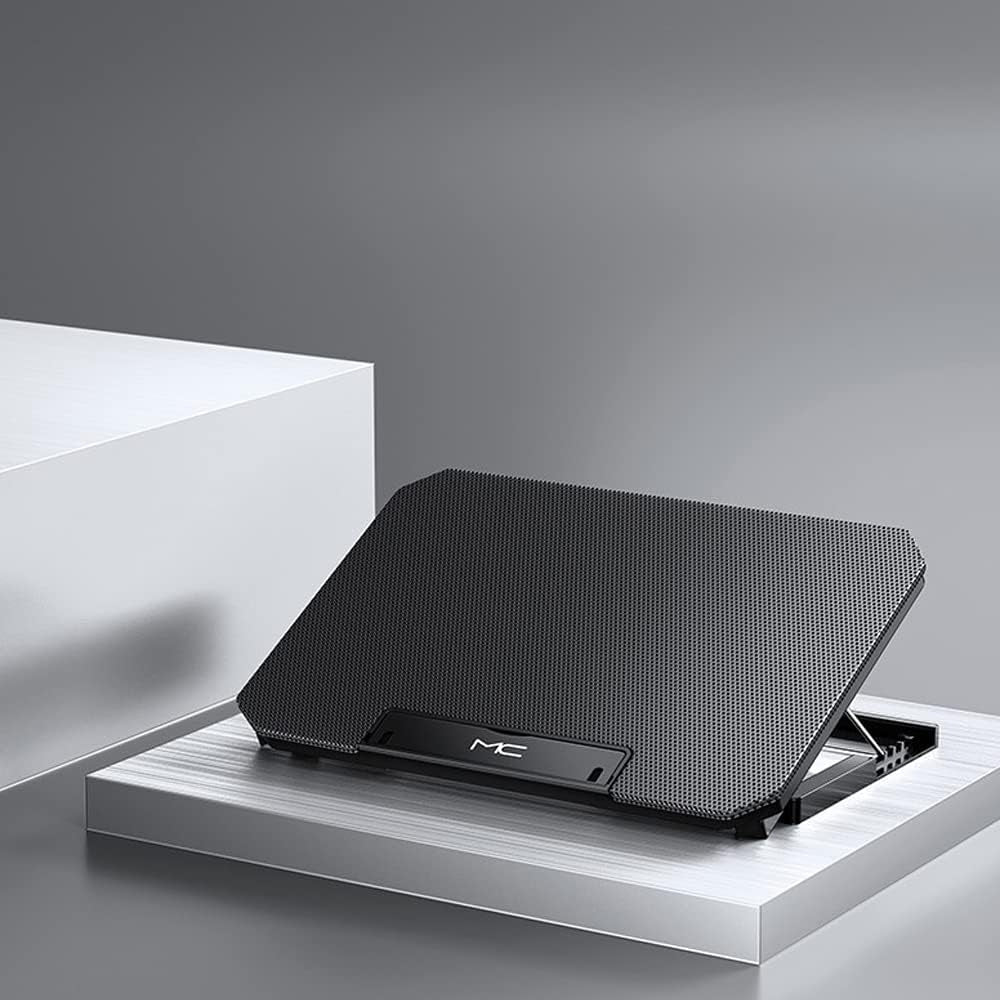 Gaming Laptop Cooling Pad with LED Display USB Ports Adjustable Stand High Speed Fan