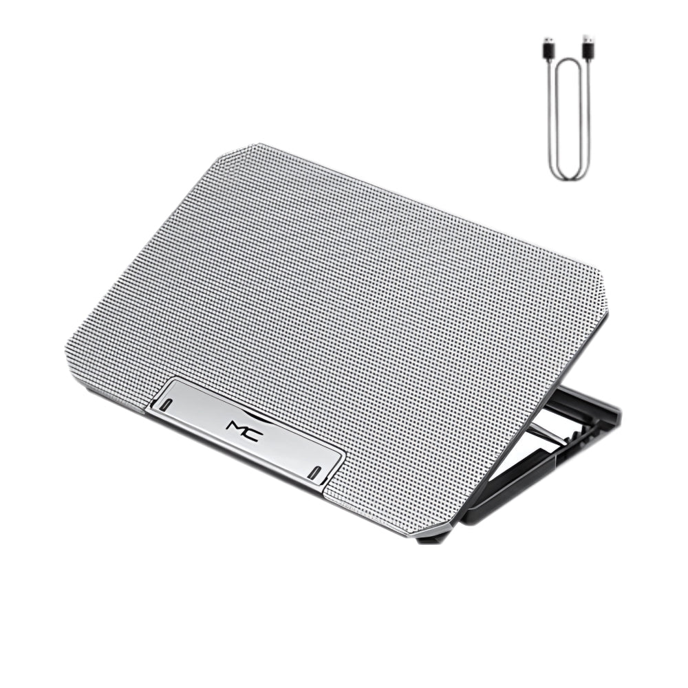 Gaming Laptop Cooling Pad with LED Display USB Ports Adjustable Stand High Speed Fan