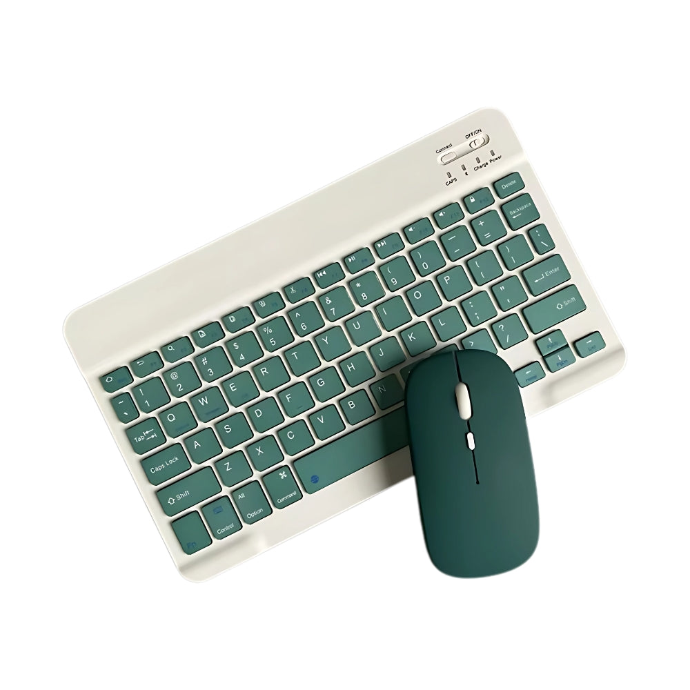 10 inch Universal Wireless Bluetooth Keyboard and Mouse Set