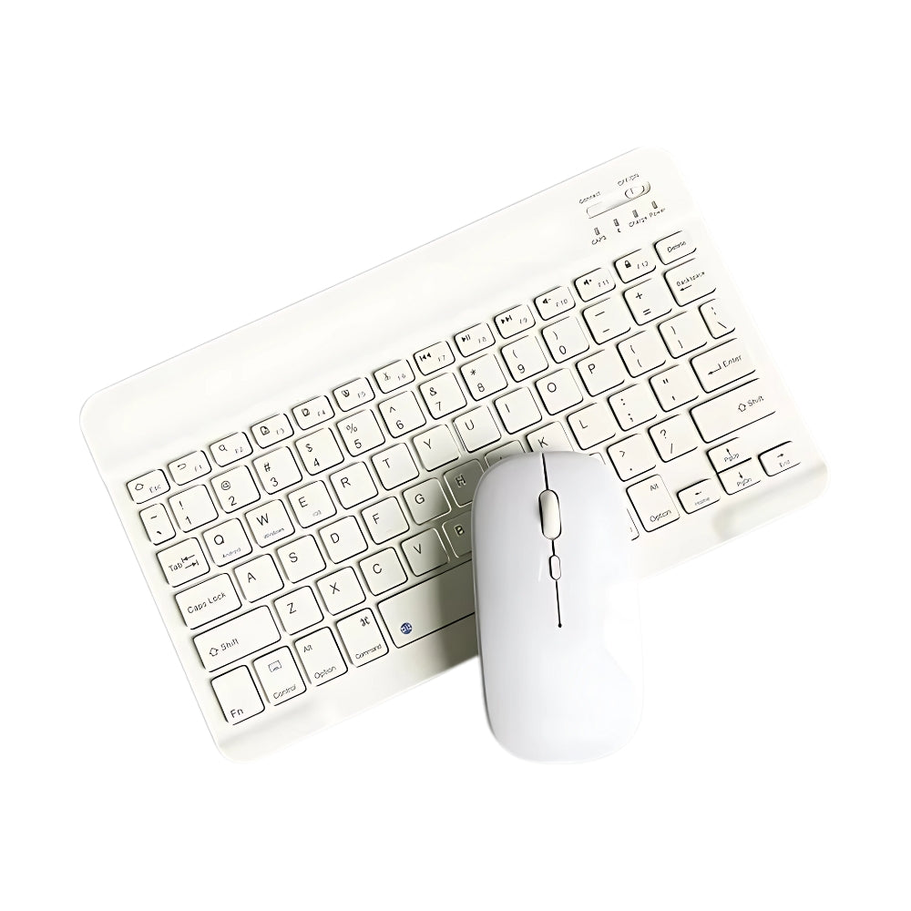 10 inch Universal Wireless Bluetooth Keyboard and Mouse Set