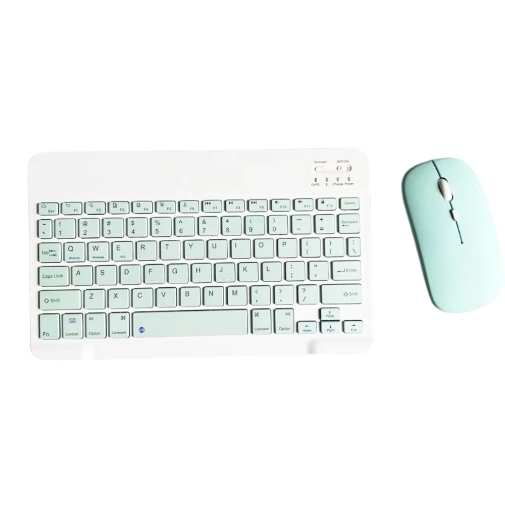 10 inch Universal Wireless Bluetooth Keyboard and Mouse Set