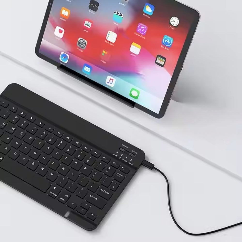 10 inch Universal Wireless Bluetooth Keyboard and Mouse Set