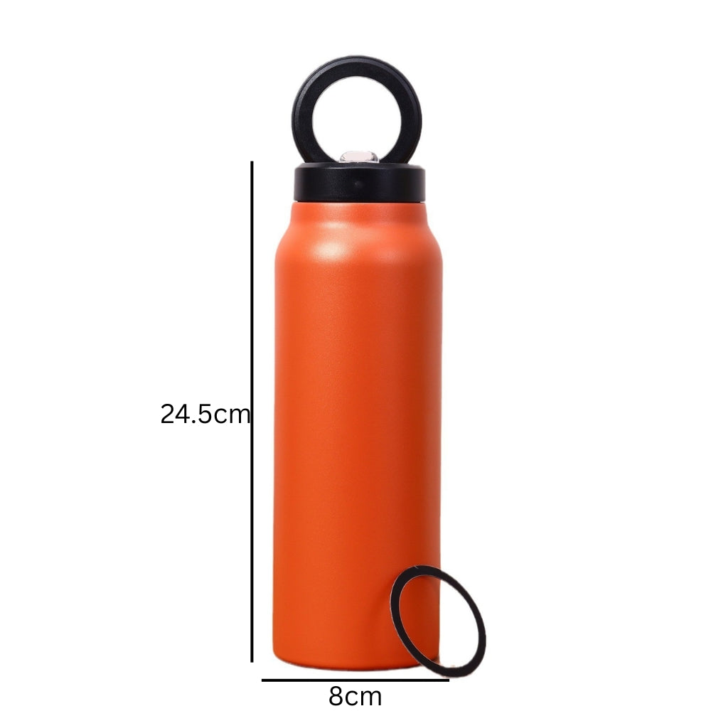Magnetic Phone Holder Insulated Water Bottle