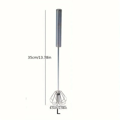 Stainless Steel Egg Beater Durable Semi-Automatic Mixer