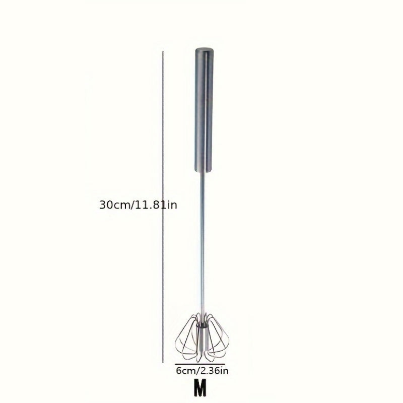 Stainless Steel Egg Beater Durable Semi-Automatic Mixer