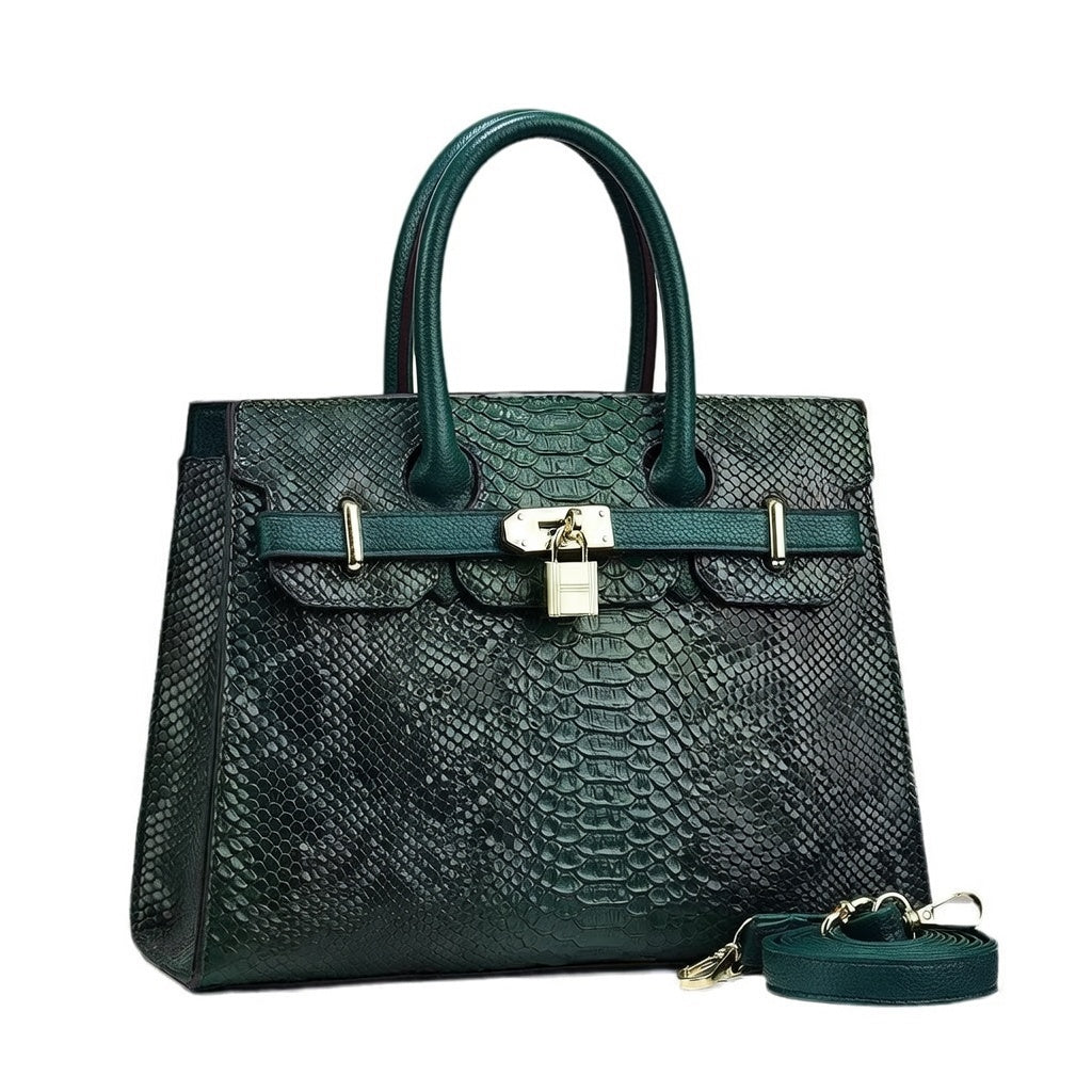 Velvet Crimson Satchel Handbag