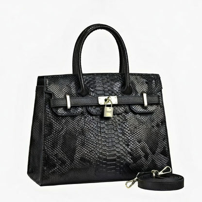 Velvet Crimson Satchel Handbag