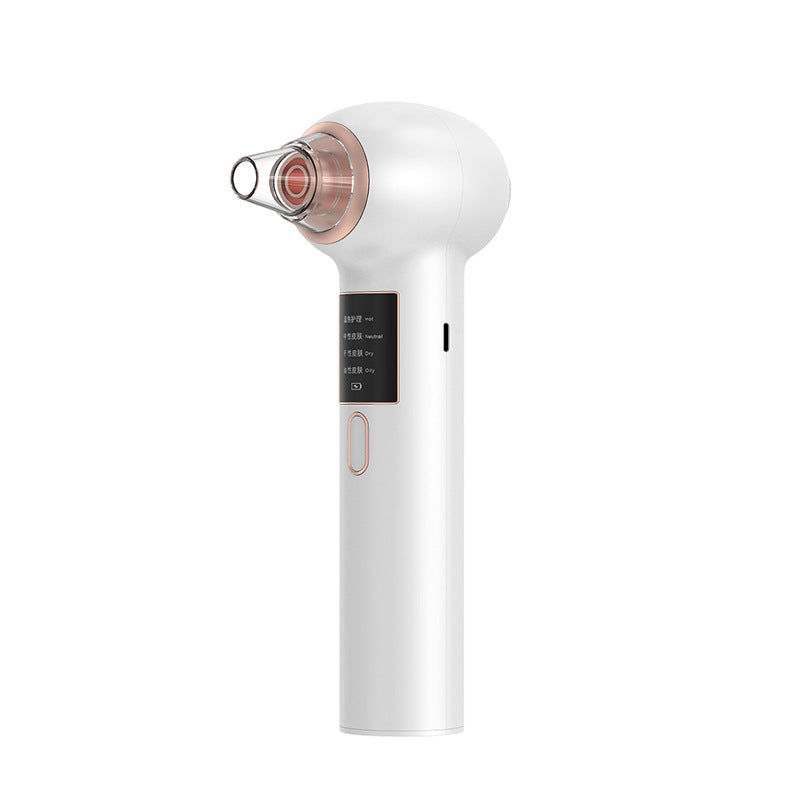 White and rose gold electronic device on a white background