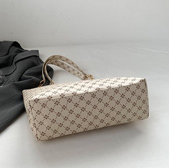 Fawn Lattice Tote Handbag