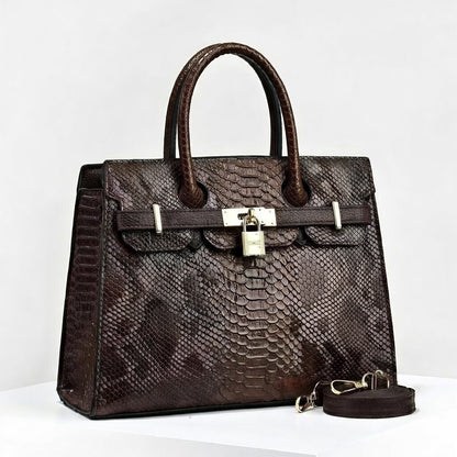 Velvet Crimson Satchel Handbag