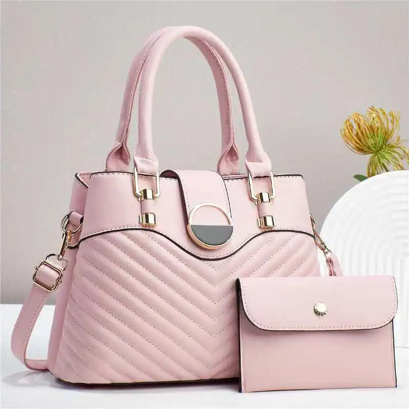 Atelier Compartment Tote Handbag