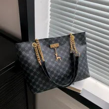 Fawn Lattice Tote Handbag
