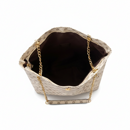 Fawn Lattice Tote Handbag