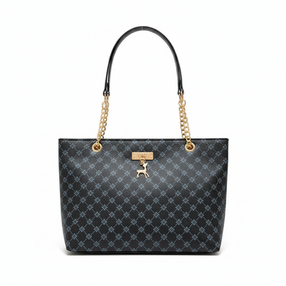 Fawn Lattice Tote Handbag