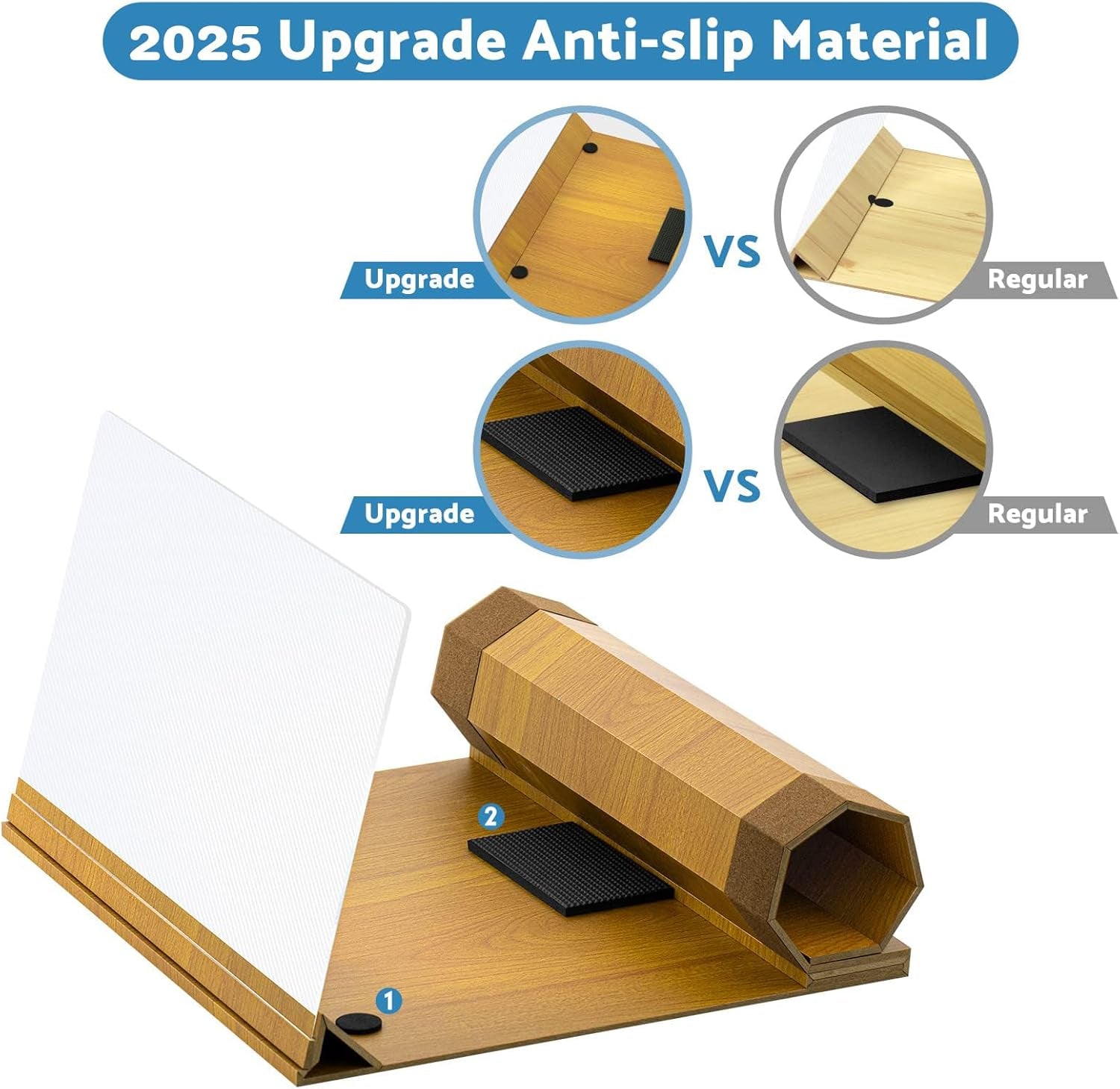 14‘’ Screen Magnifier for Smartphone, Mobile Phone 3D Magnifier Screen Expanders for Movies and Gaming Foldable Phone Stand with Screen Amplifier B1 Beige