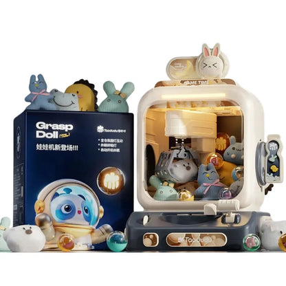 Claw Machine Kids Mini Claw Toy Crane Machines Music Doll Children Toys - Blue - General Product