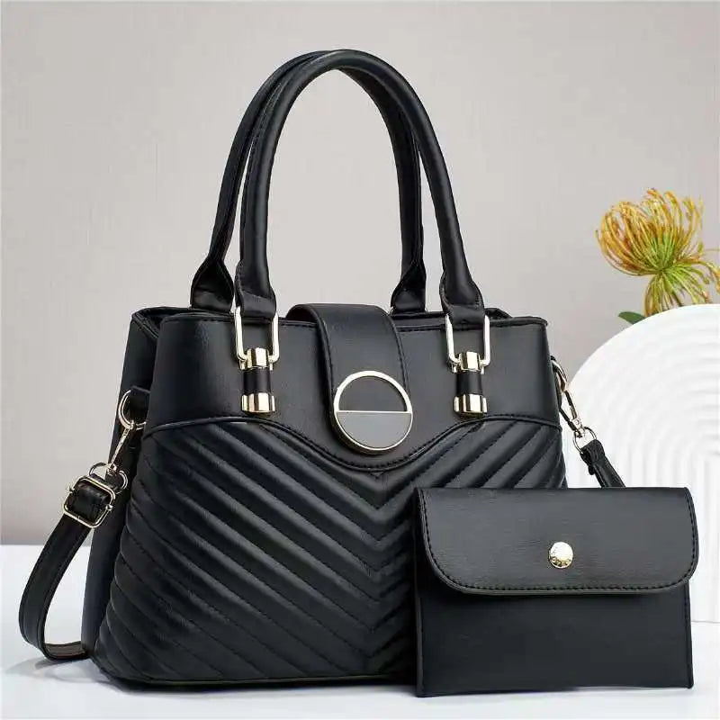 Atelier Compartment Tote Handbag
