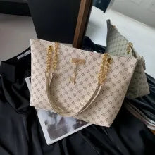 Fawn Lattice Tote Handbag